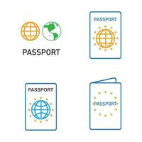 icona vettore passaporto internazionale - viaggio, imbarco, aeroporto, illustrazione vettoriale documento