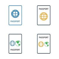 icona vettore passaporto internazionale - viaggio, imbarco, aeroporto, illustrazione vettoriale documento