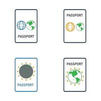 icona vettore passaporto internazionale - viaggio, imbarco, aeroporto, illustrazione vettoriale documento