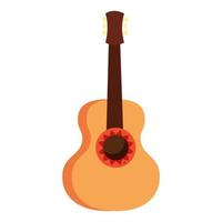 disegno vettoriale di chitarra isolato strumento