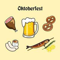 un festival autunnale che si tiene a Monaco di Baviera, in Germania, tra la fine di settembre e l'inizio di ottobre, in cui si beve birra. vettore