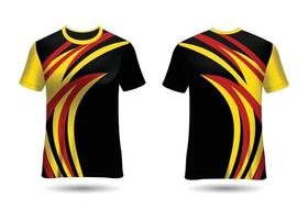 modello di vettore di disegno della maglia da corsa sportiva