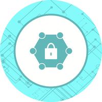 Progettazione di icone di rete protetta vettore