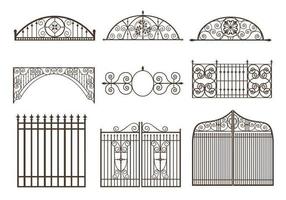 Gates and Fences Vector Pack