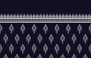 motivi etnici geometrici tribali tradizionali indigeni. design in stile ricamo per sfondo, carta da parati, tappeto, tessuto, involucro, batik, illustrazione vettoriale