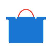 Shopping Icon Icon Design vettore