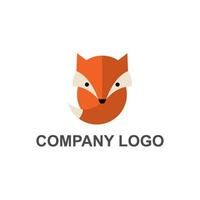 logo vettoriale dell'azienda con una volpe