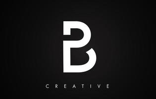 b lettera logo dal design moderno e alla moda. logo icona lettera b con monogramma moderno vettore
