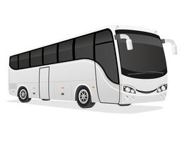 illustrazione vettoriale di grande tour bus