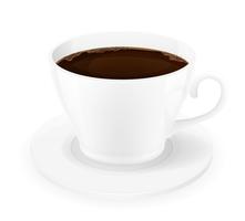 illustrazione vettoriale di tazza di caffè