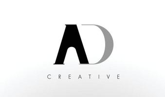 disegno del logo della lettera di annuncio. icona di lettere pubblicitarie creative vettore