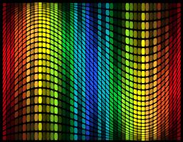 illustrazione vettoriale multicolore grafico equalizzatore astratto