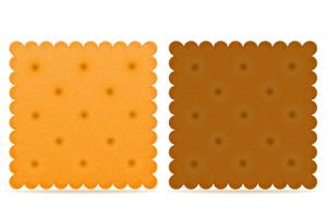 illustrazione vettoriale biscotto croccante biscotto