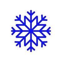 icona del fiocco di neve. icona di neve isolato su priorità bassa bianca. simbolo di inverno, congelato, natale, vacanze di capodanno.