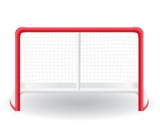 portiere portiere per il gioco di illustrazione vettoriale hockey