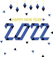 buon anno 2022 vettore