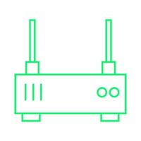 router su sfondo bianco vettore