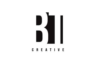 bt bt logo lettera bianca con quadrato nero. vettore