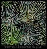 vettore eps seamless pattern illustrazione foglie di palma art