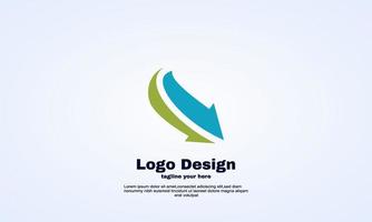 fare clic sul pulsante logo design template vector illustrator