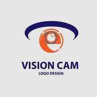 logo logo focus eye minimalista