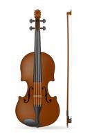 illustrazione di stock di violino vettore