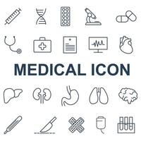 icona vettoriale medico, per icona, sito Web, presentazione, logo, simbolo