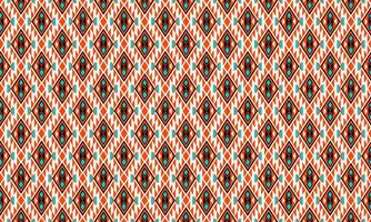 motivo geometrico etnico orientale. modello senza soluzione di continuità. design per tessuto, tenda, sfondo, moquette, carta da parati, abbigliamento, confezionamento, batik, tessuto, illustrazione vettoriale. modello di stile vettore