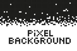 sfondo nero pixel. illustrazione vettoriale