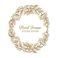 sfondo cornice floreale decorativo ornamentale vettore