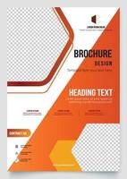 modello di progettazione volantino moderno business aziendale. vettore