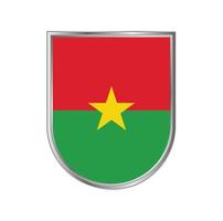 vettore di bandiera del burkina faso