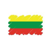 lituania bandiera simbolo segno vettore gratis
