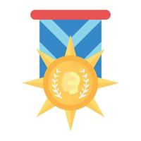 medaglia militare stella vettore