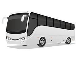 illustrazione vettoriale di grande tour bus