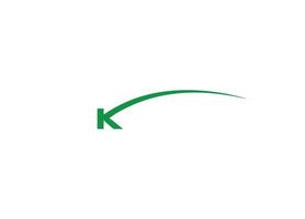 k lettera iniziale logo creativo moderno design icona vettore modello