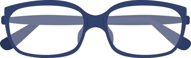 occhiali oggetto vettoriale semi piatto colore