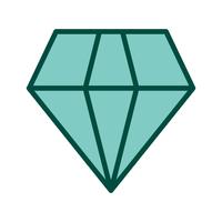 disegno dell&#39;icona del diamante vettore