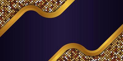 elegante e lussuoso sfondo oro viola vettore