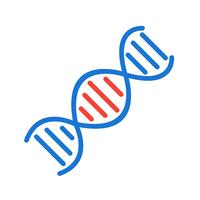 disegno dell&#39;icona del DNA vettore