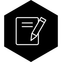 Note Icon Design vettore