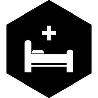 Letto Icon Design vettore