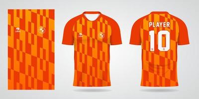 modello di maglia sportiva per il design della maglia dell'uniforme da calcio vettore