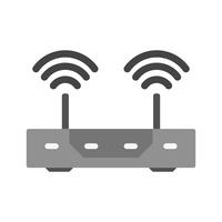 Disegno dell&#39;icona del router vettore