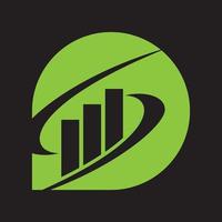 logo finanziario vettoriale creativo adatto per compagnie assicurative finanziarie e finanziarie
