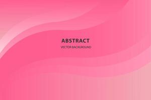 sfondo astratto di strisce curve ondulate con ombre in colori rosa vettore