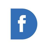 facebook meta social media logo icona tecnologia, rete. sfondo, illustrazione vettoriale, come, condividi vettore