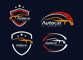 ispirazione per il design del logo automobilistico vettore