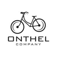 design classico del logo della bicicletta vettore