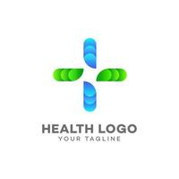 design del logo medico, farmacia, salute, ospedale, vettore